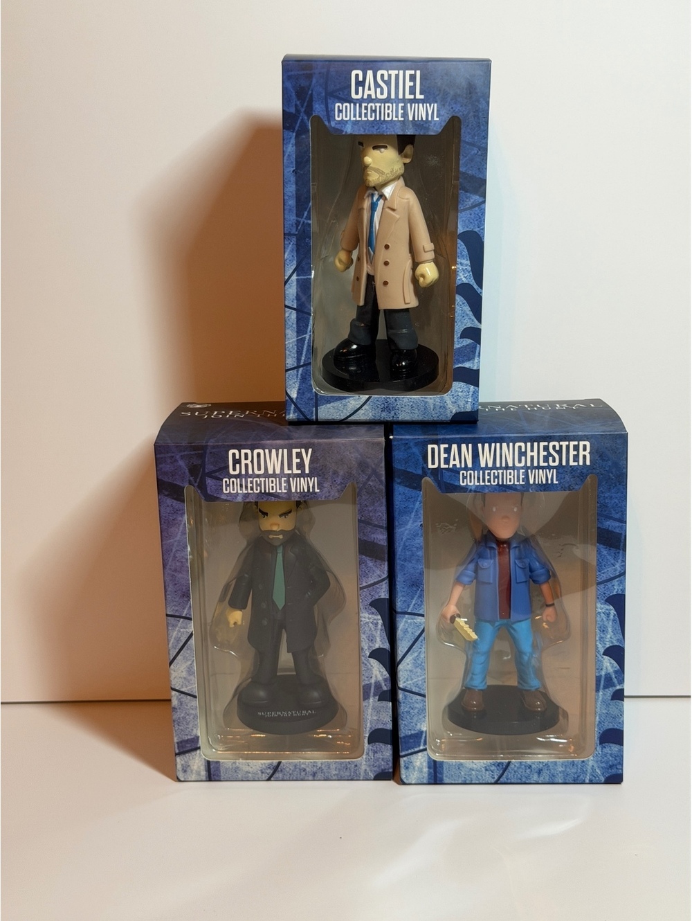 Supernatural Sam & Dean Winchester & Crowley CultureFly Vinyl Figures